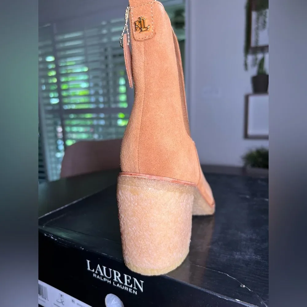 Lauren Ralph Lauren Marianna Suede Boot 🔥 NEW 🔥 waterproof 🔥 Size 10